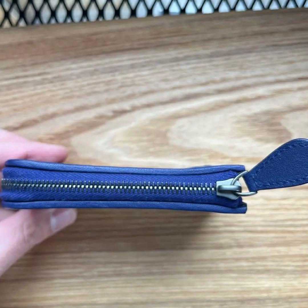 極美品ボッテガヴェネタ BOTTEGAVENETA ケース　ブルーパープル