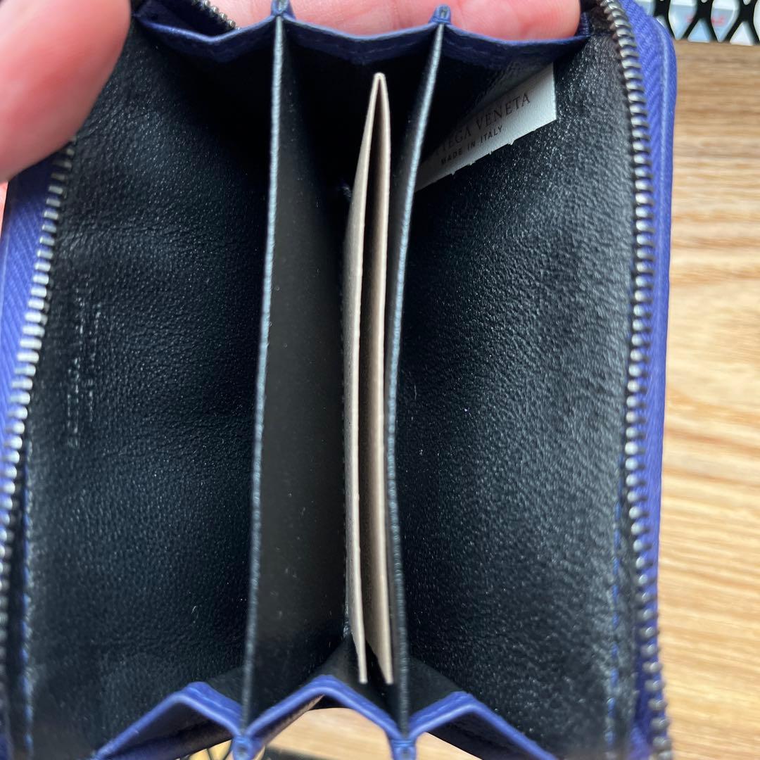 極美品ボッテガヴェネタ BOTTEGAVENETA ケース　ブルーパープル