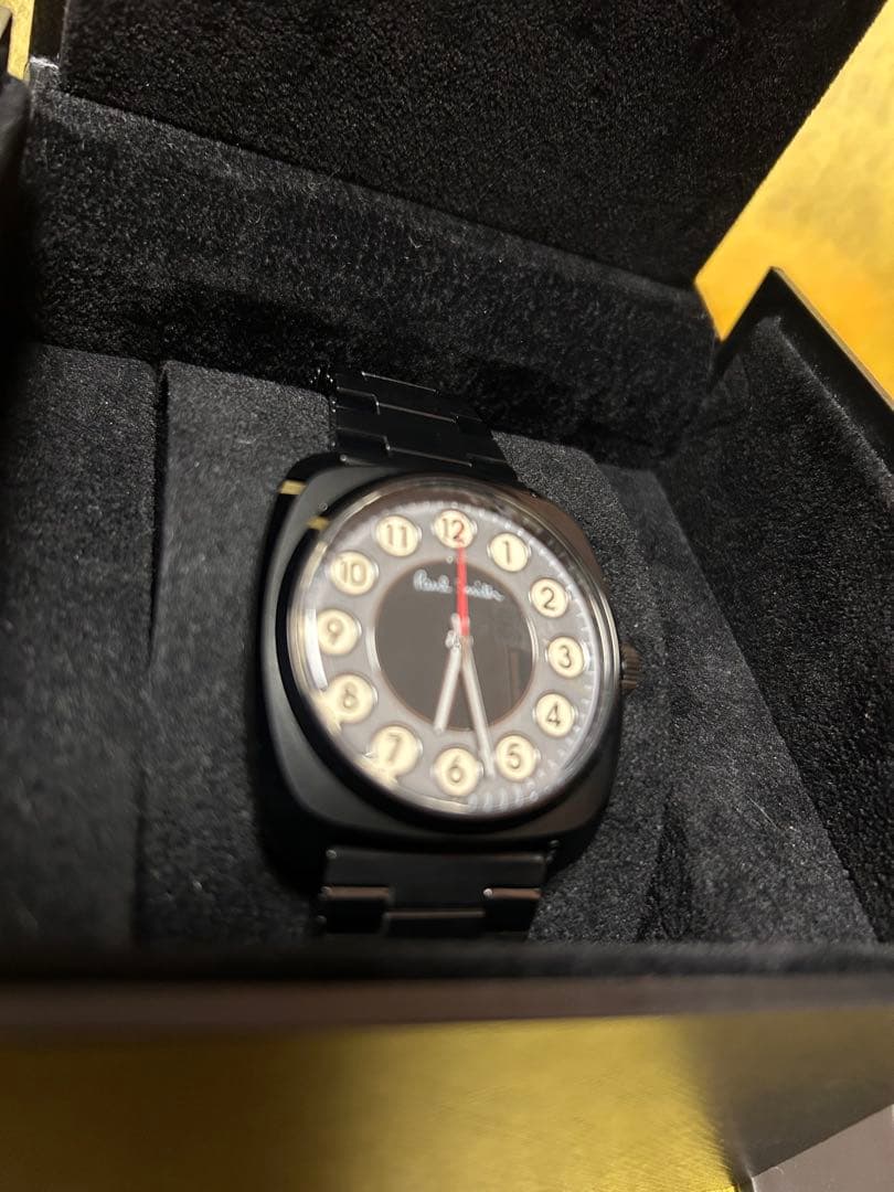 るう♡Paul Smith ブラック アナログ時計　三浦春馬さん