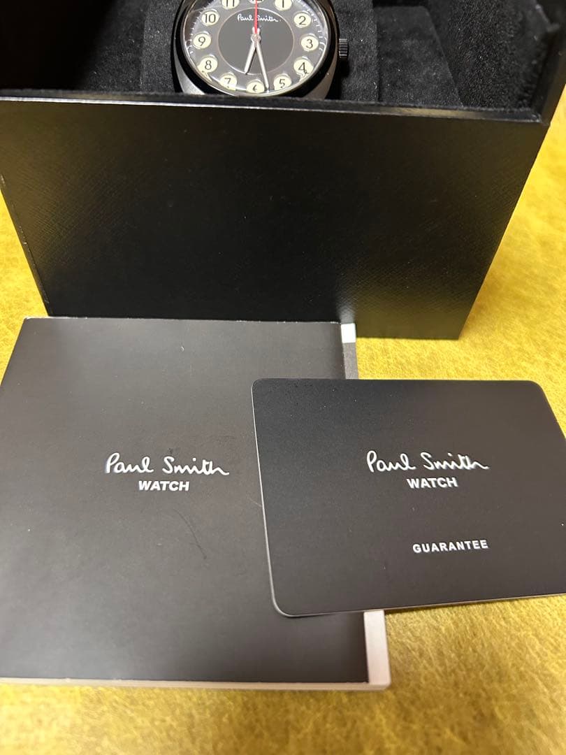 るう♡Paul Smith ブラック アナログ時計　三浦春馬さん