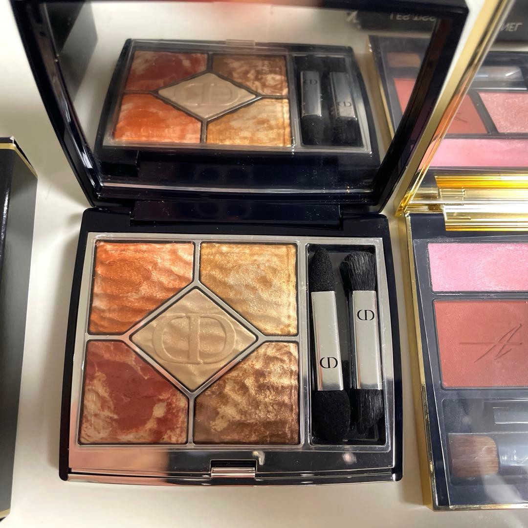 シャネルディオール六万相当7点リップ&チークボーム2色入全て試用から2度使用のみ