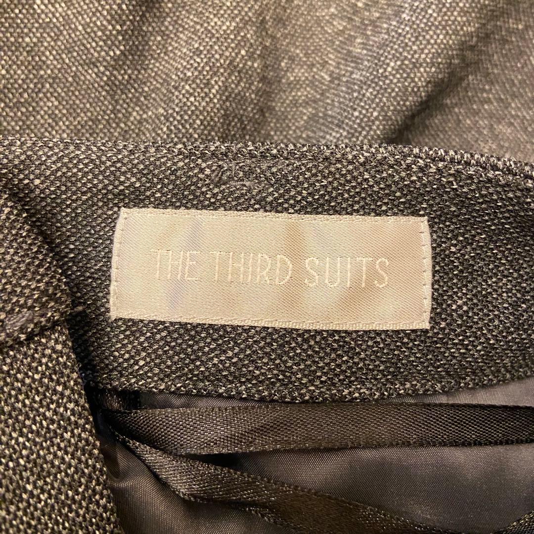 美品✨ オリヒカ ノーカラー リボンベルト付 洗える パンツスーツ セットアップ