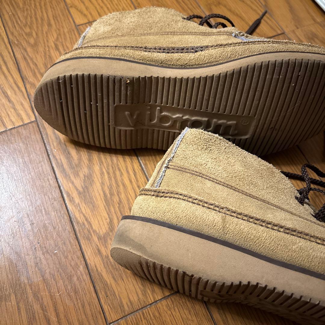 ラッセルモカシン　Vibramソール ベージュ モカシン・デッキシューズ