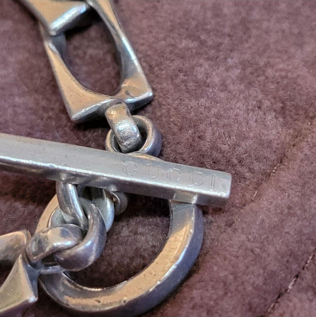 GUCCI★フィガロスクエア チェーンブレスレット グッチ ヴィンテージ
