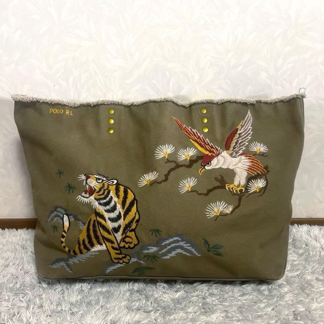 よろず屋様POLORalph Laurenラルフローレン バッグ 虎&鷲 トート