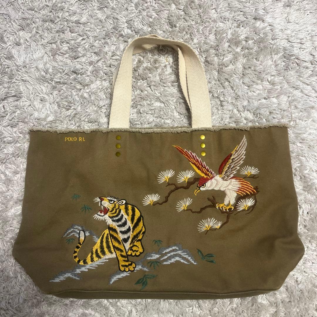 よろず屋様POLORalph Laurenラルフローレン バッグ 虎&鷲 トート