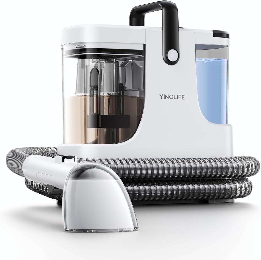 コンパクト パワフル カーペットクリーナー 18000Pa超強吸引力 小型