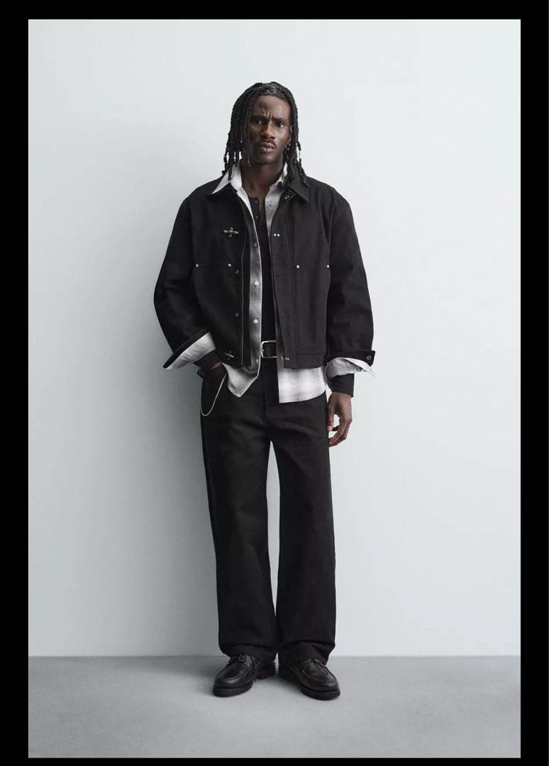 ZARA リラックスフィットトグルボタンジャケット