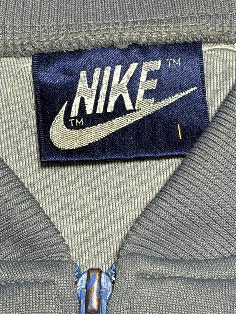 80s NIKE 紺タグ トラックジャケット 切替デザイン