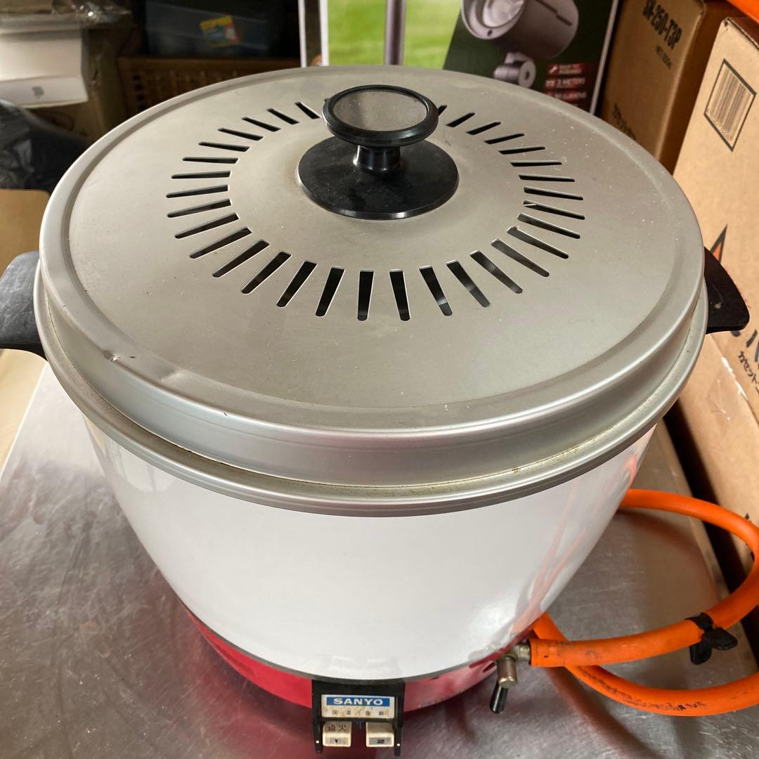 サンヨー　2.2升炊き　LPガス炊飯器　昭和レトロ