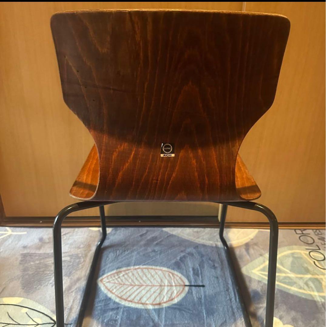 4脚セットAICHI パグホルツ PAGWOOD スタッキングチェア