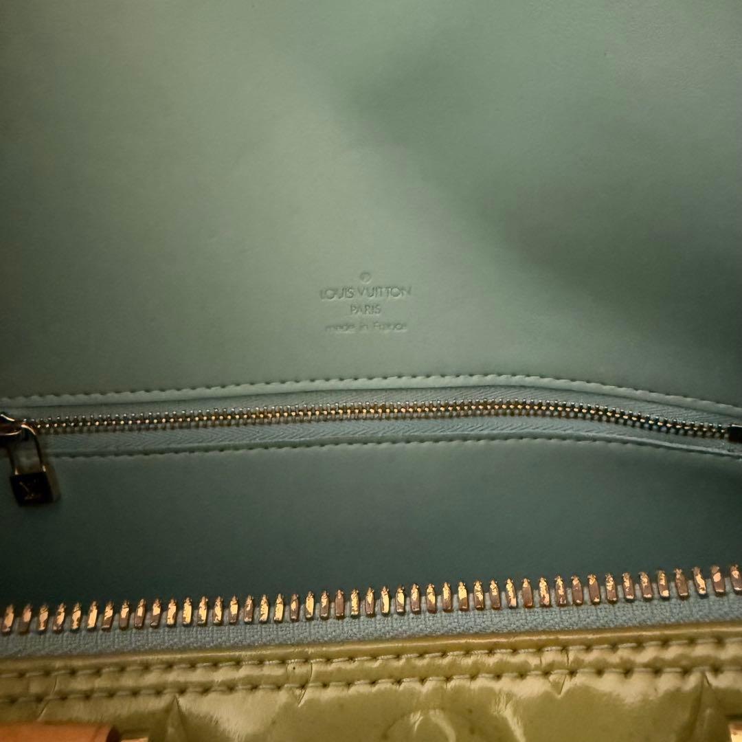 ルイヴィトン ボストンバック　ヴェルニ　ベビーブルー（ジャンク品）