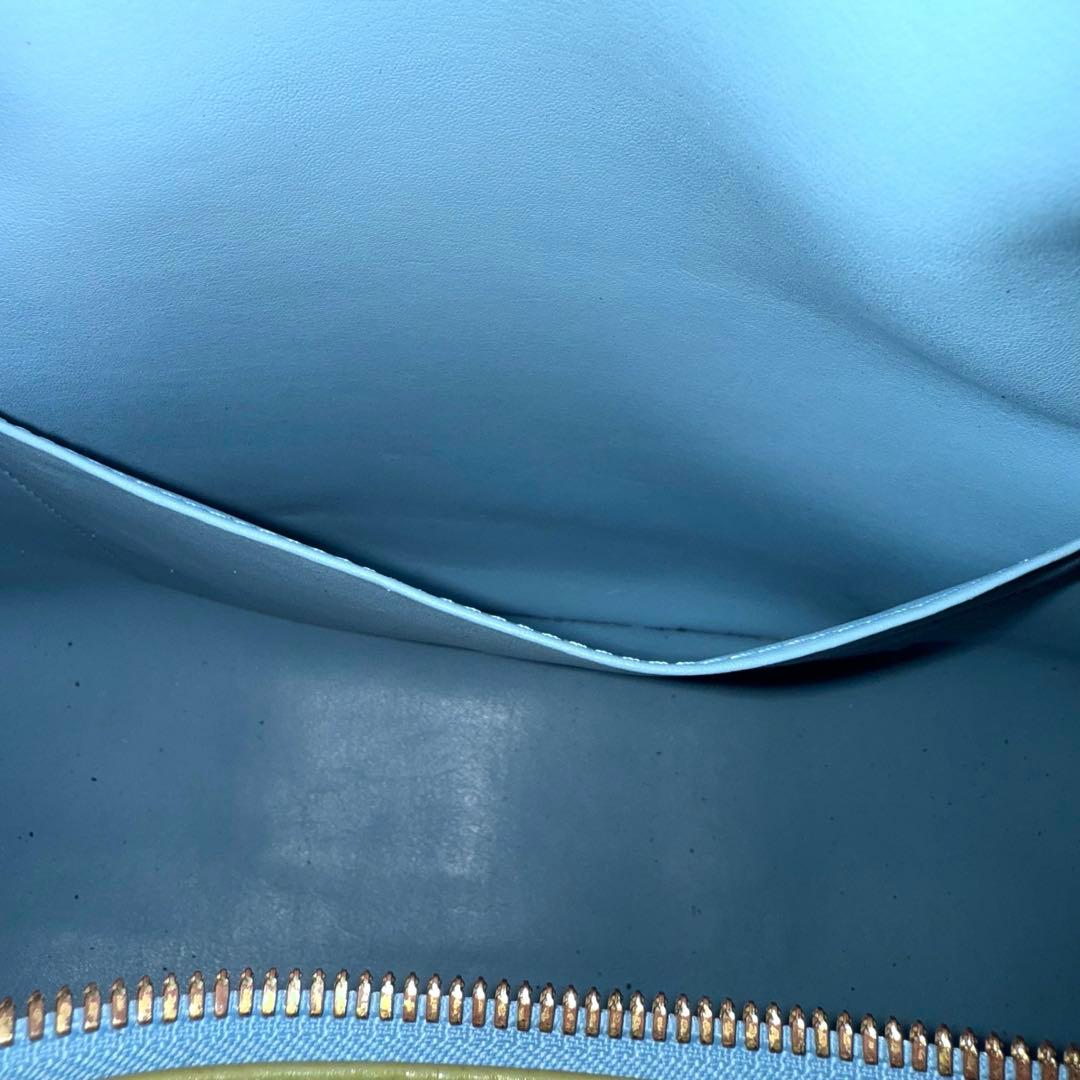 ルイヴィトン ボストンバック　ヴェルニ　ベビーブルー（ジャンク品）