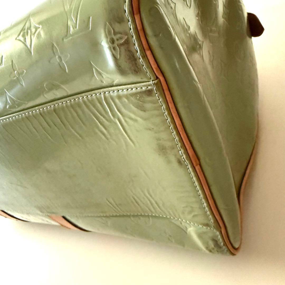 ルイヴィトン ボストンバック　ヴェルニ　ベビーブルー（ジャンク品）