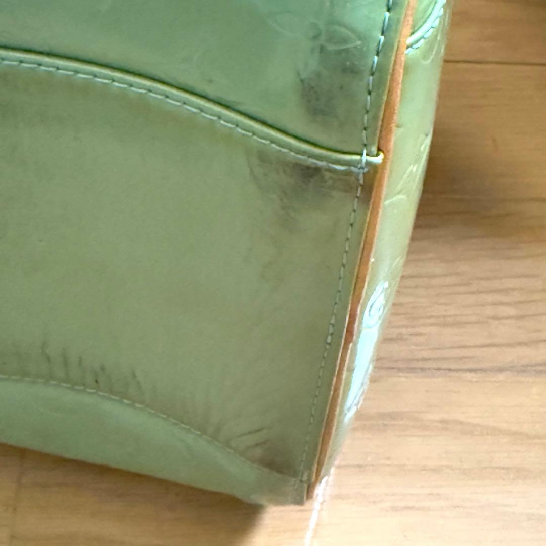 ルイヴィトン ボストンバック　ヴェルニ　ベビーブルー（ジャンク品）