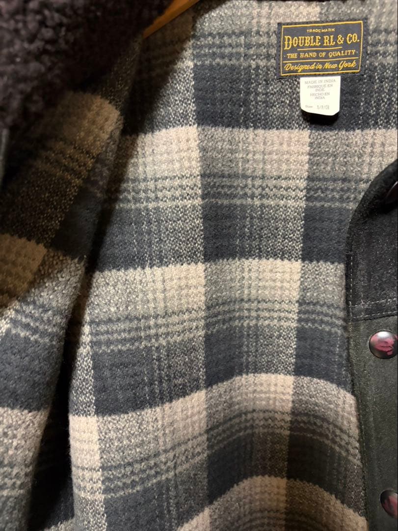 RRL ダブルアールエル シアリングカラー スエードウエスタンジャケット