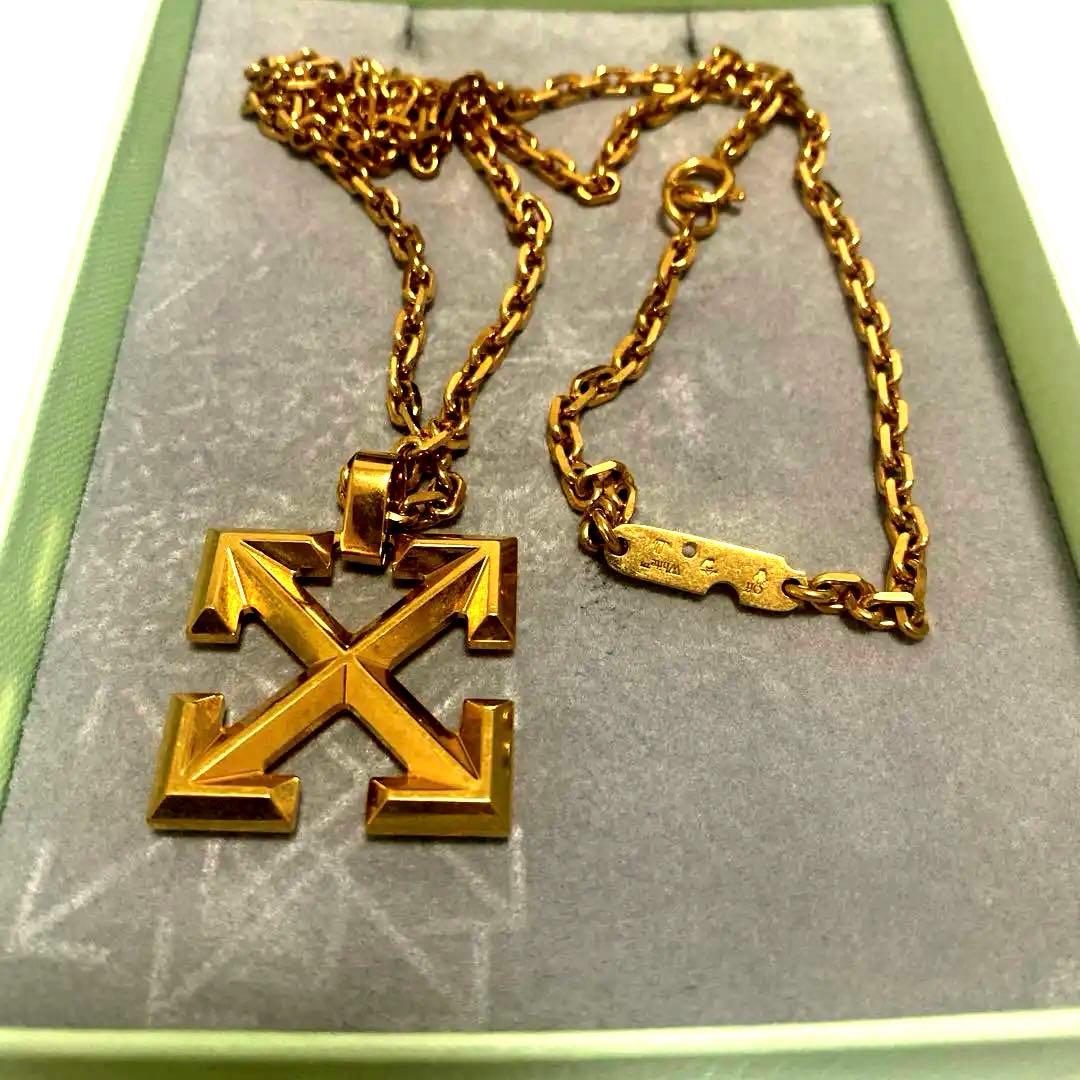Off-White ゴールド ネックレス