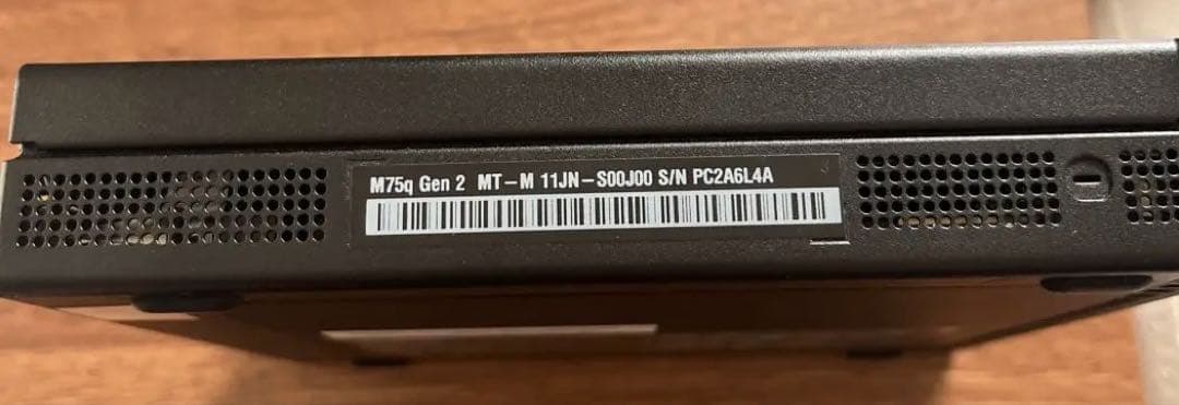ThinkCentre M75q Gen2 16GBM 512GB スピーカー付