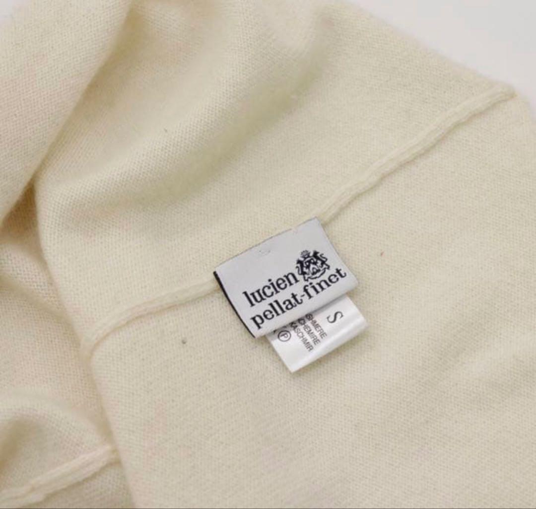 ミ*ク様 ルシアンペラフィネ セーラーカラーだまし絵 スカル　カシミヤクルーネッ