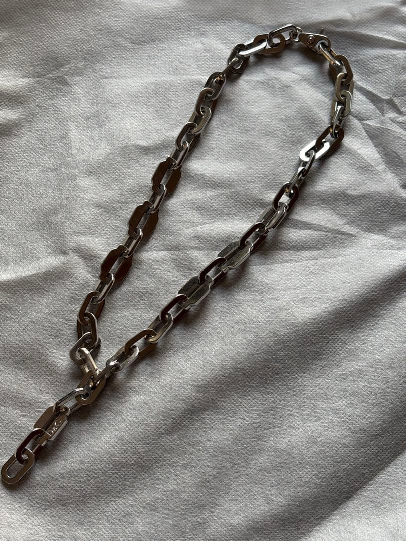 dolce&gabbana メンズ　ネックレス　チェーン　シルバー