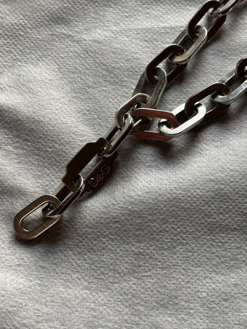 dolce&gabbana メンズ　ネックレス　チェーン　シルバー