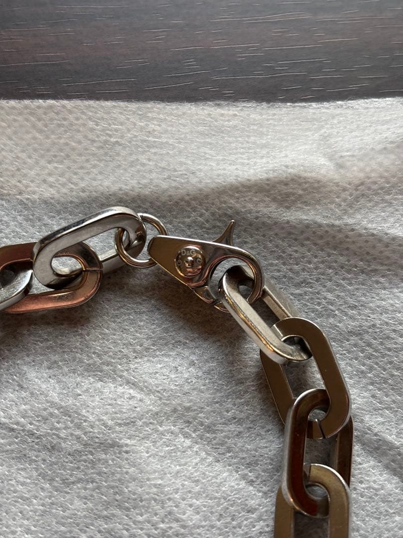 dolce&gabbana メンズ　ネックレス　チェーン　シルバー