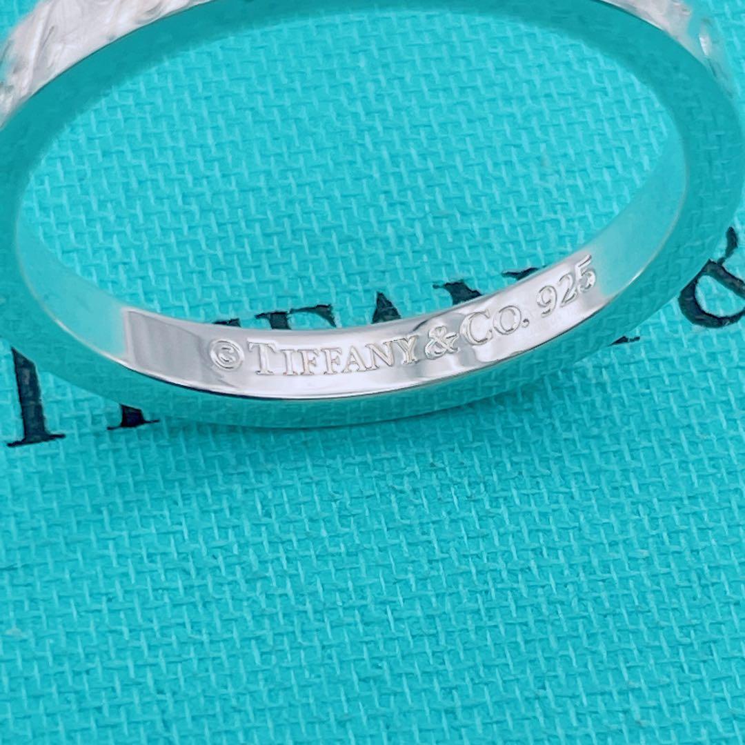 Tiffany & Co. リング　ナロー　ノーツ　17号　指輪　シルバー925
