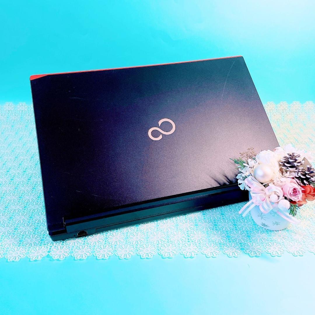 動作良好SSD512GB‼️メモリ16GB✨️黒ノートパソコン✨️テンキー付き事務作業