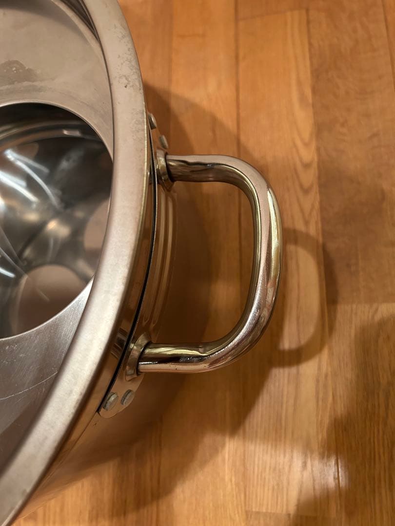 よ*ー様 ステンレス 茹で鍋 テボ2個セット 蓋付き 業務用