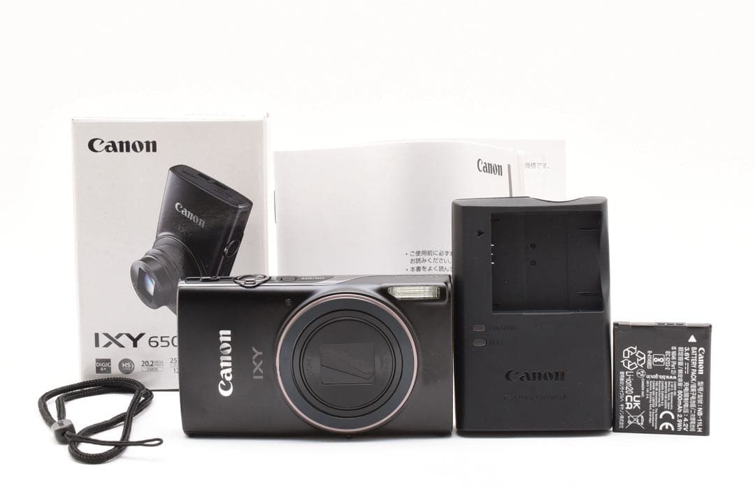 【美品】キヤノン CANON IXY 650 black