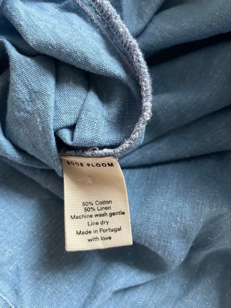 ワンピース soor ploom clementine dress light indigo