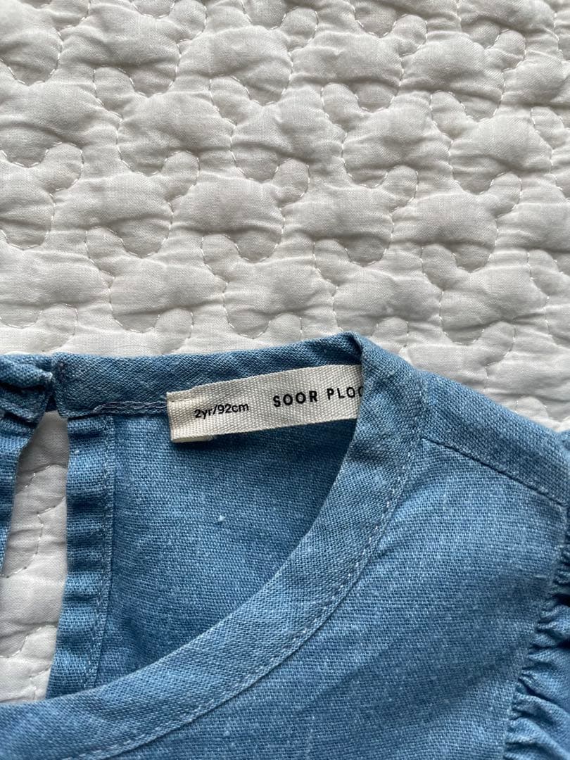 ワンピース soor ploom clementine dress light indigo