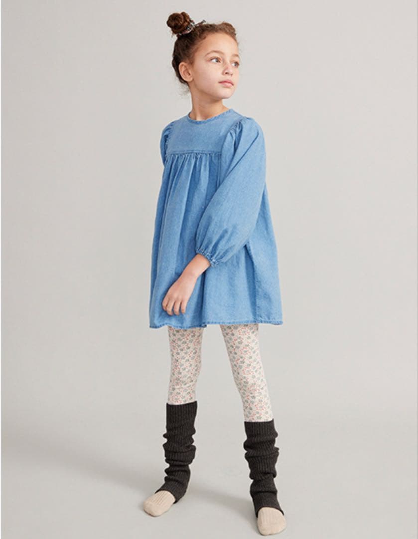 ワンピース soor ploom clementine dress light indigo