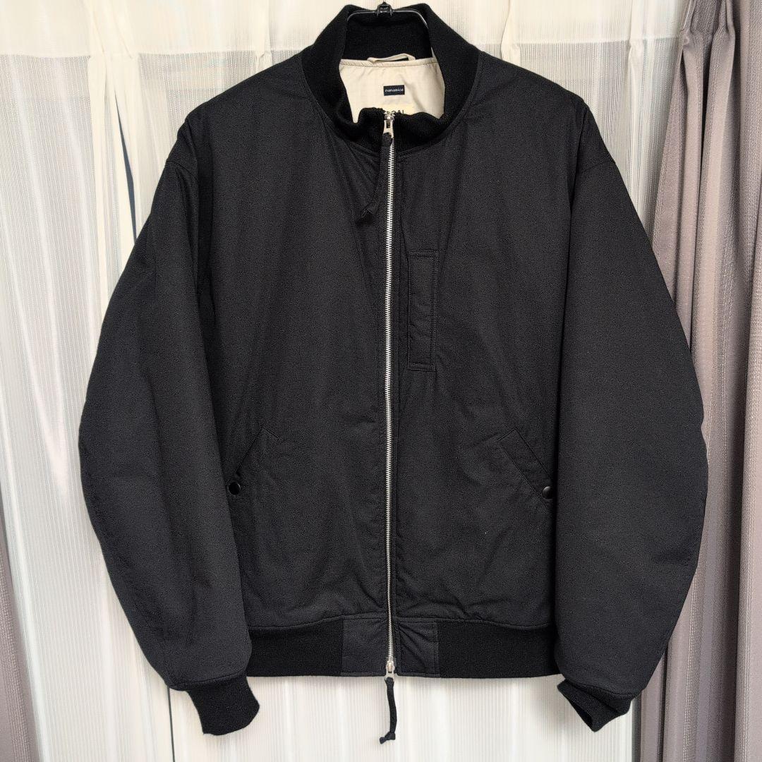 美品　ナナミカ　Insulation Varsity Jacket　黒　L