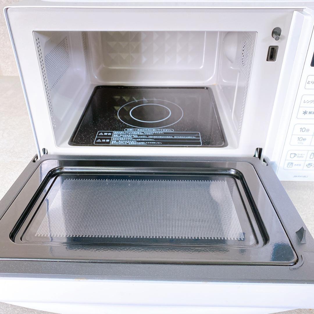 2023年製 Haier フラット式 電子レンジ JM-FH18E2 単機能