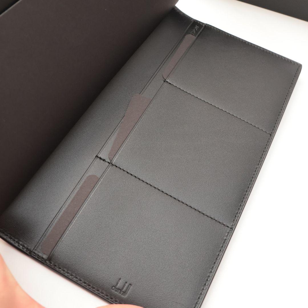 少し難有り dunhill ダンヒル 長財布 トラベルウォレット エンジンターン
