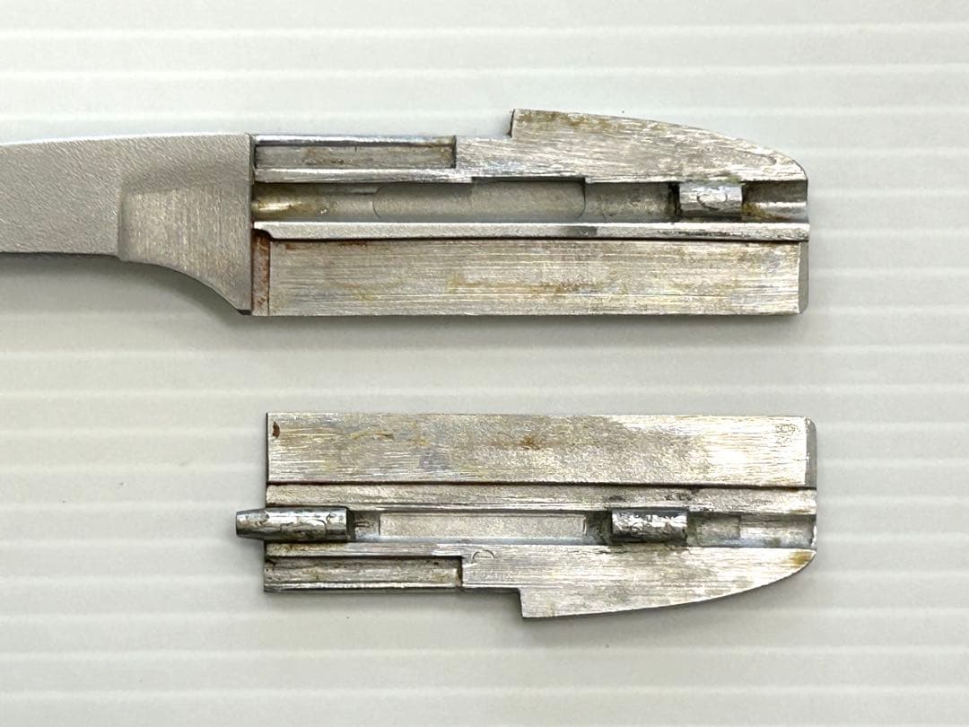 中古 美品 フェザー プロフェッショナル 木製ハンドル レザー