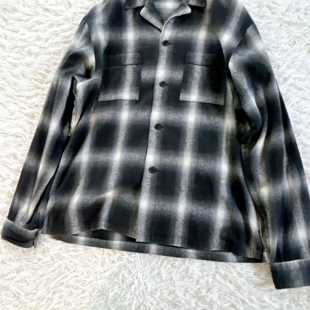 完売品　kinema ombre check pajamas shirt