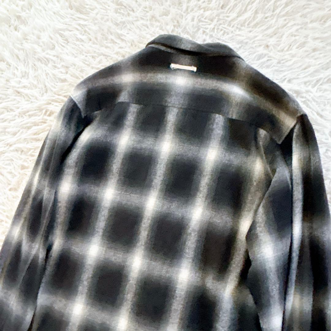 完売品　kinema ombre check pajamas shirt