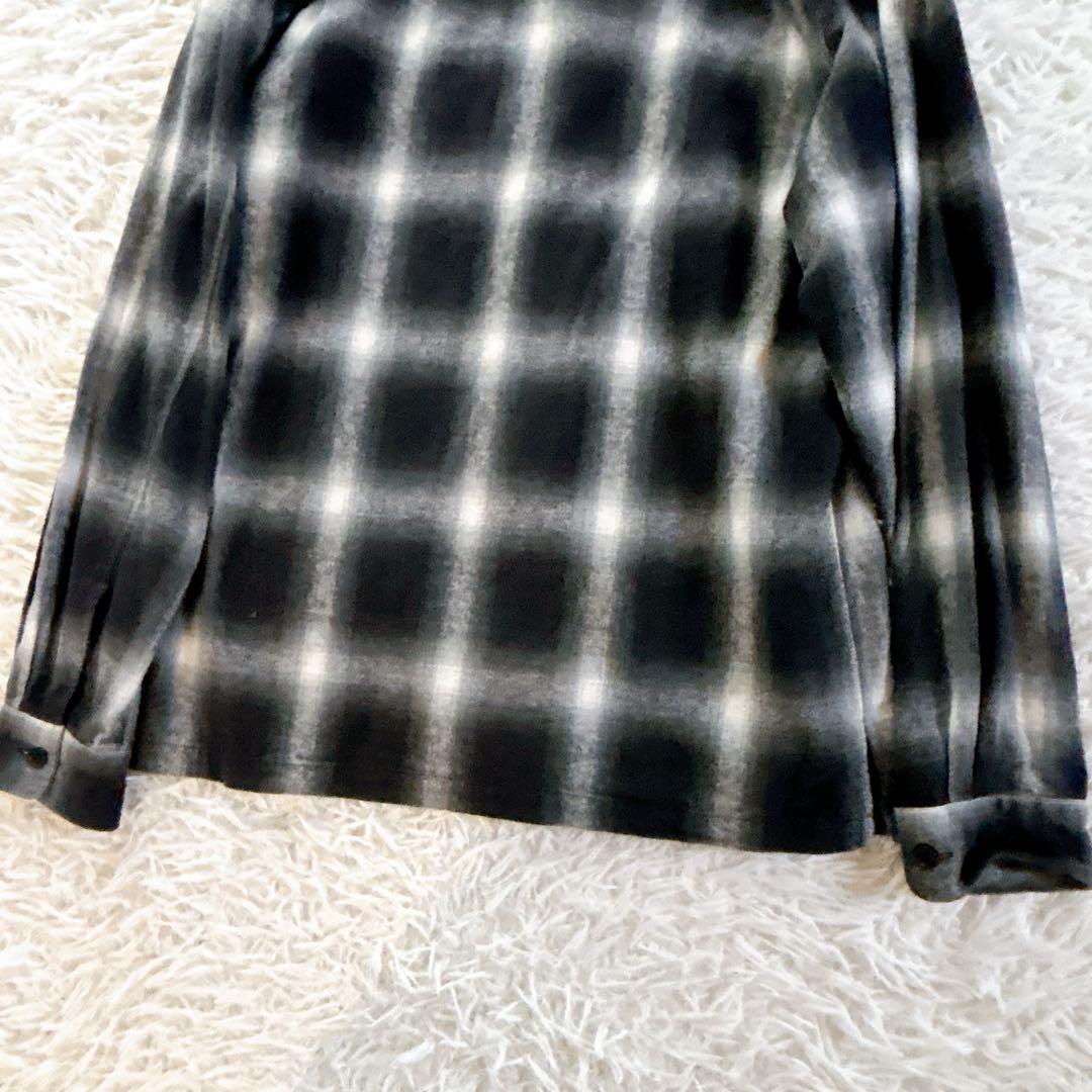 完売品　kinema ombre check pajamas shirt
