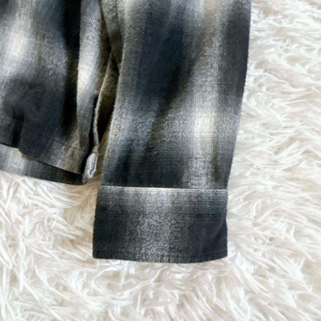 完売品　kinema ombre check pajamas shirt