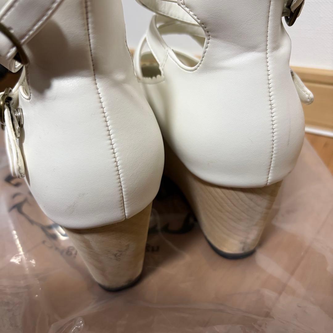 ヴィクトワールシューズ 白 M ベイビーザスターズシャインブライト