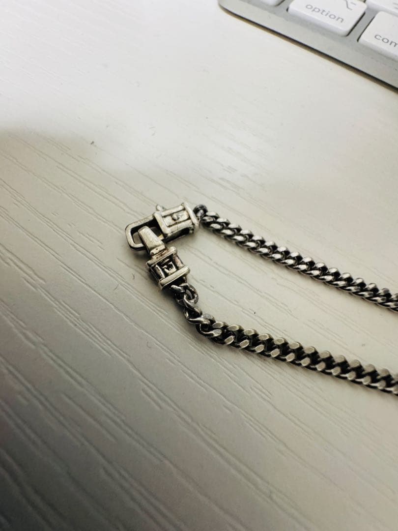 【箱付】TOMWOOD Curb Bracelet M SV925　7inch