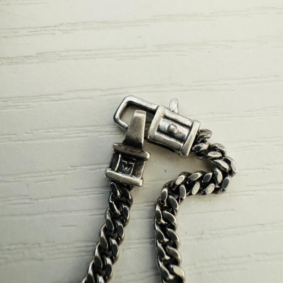 【箱付】TOMWOOD Curb Bracelet M SV925　7inch