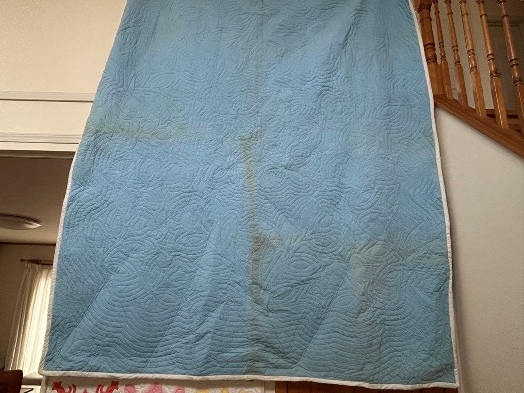 ハワイアンキルト　ベッドカバー