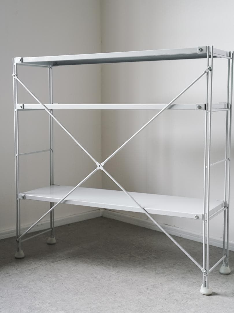 無印良品/muji ユニットシェルフ/ 棚 グレー インダストリアル