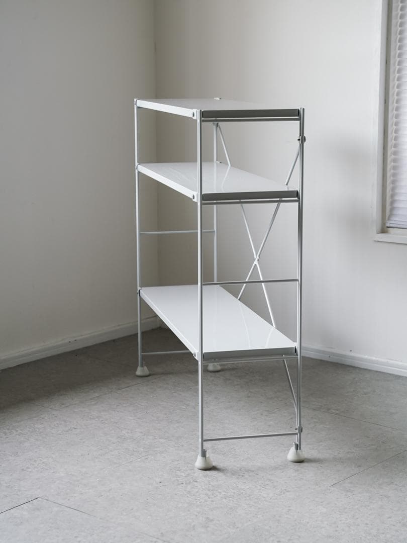 無印良品/muji ユニットシェルフ/ 棚 グレー インダストリアル