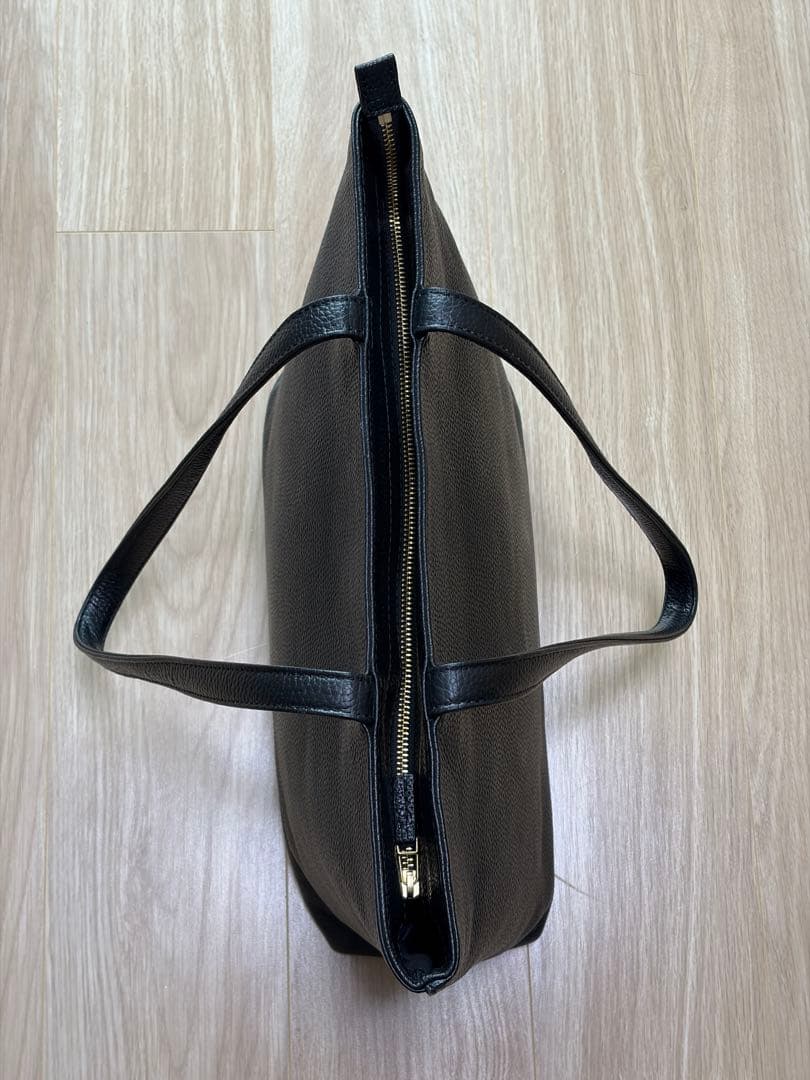 HushTug ハッシュタグ ビジネスバッグ レザートートバッグ ブラック A4