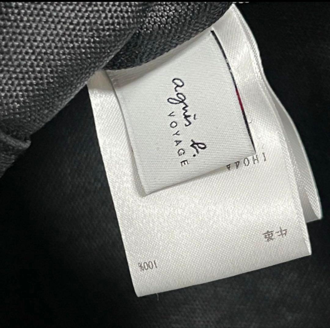 【極美品】agnes b. レザーバッグ　ニュースボーイ