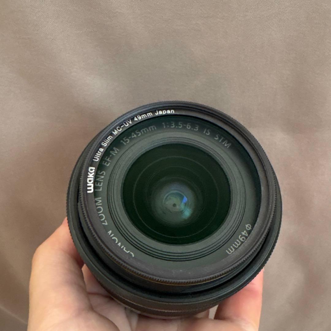 Canon ミラーレス一眼カメラ　EOS Kiss M ダブルレンズキット